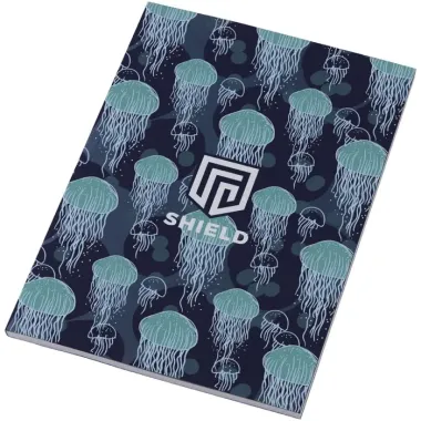 Libreta A5 de tapa blanda con 50 hojas Papel certificado FSC, Papel de cartón - Yuev