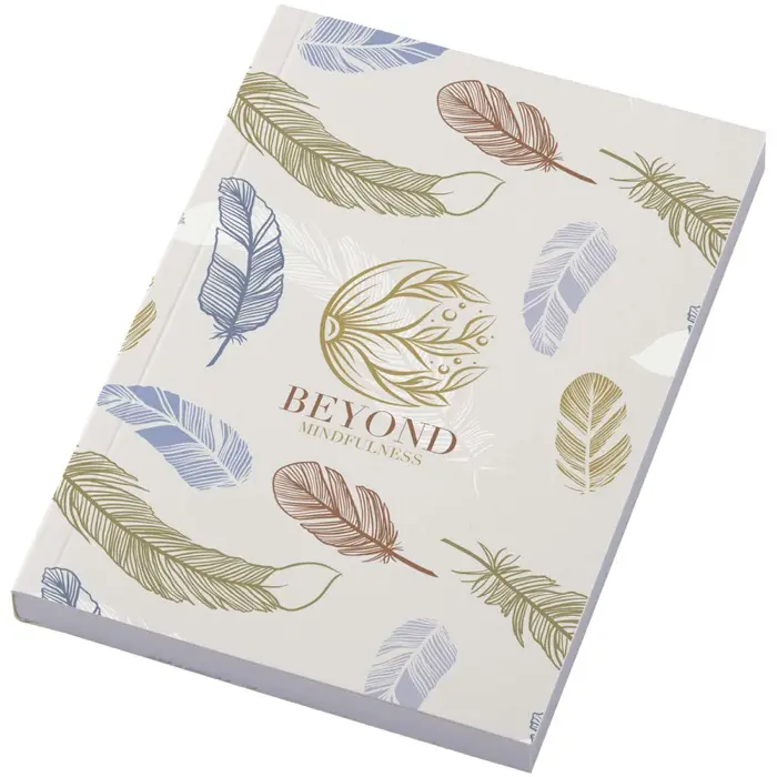 Libreta A6 de tapa blanda con 100 hojas Papel certificado FSC, Papel de cartón - Zeab miniatura 1