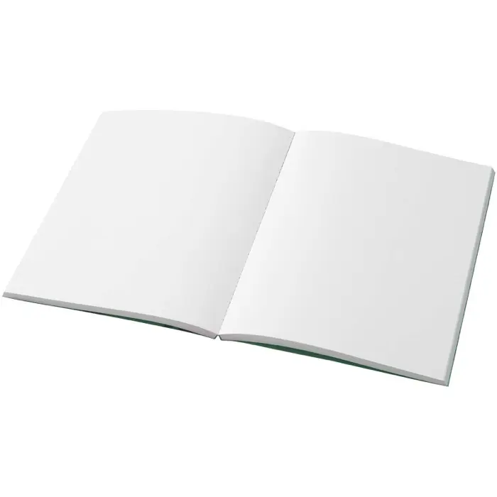 Libreta A5 de tapa blanda con 100 hojas de papel reciclado Papel reciclado, 80% Cartón reciclado, 20% Papel de cartón - Zuub miniatura 3