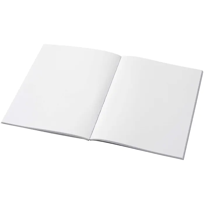 Libreta A5 de tapa blanda con 50 hojas de papel reciclado Papel reciclado, 80% Cartón reciclado, 20% Papel de cartón - Ibpa miniatura 3
