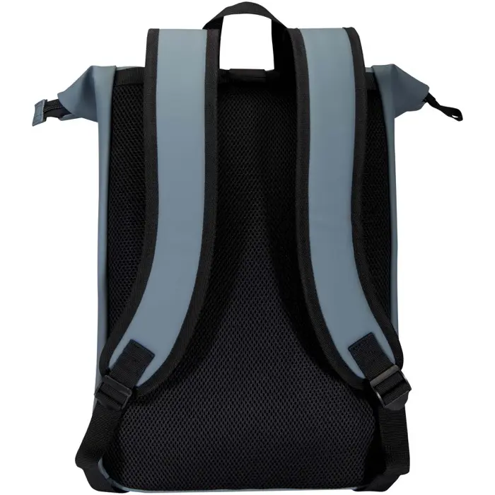 Mochila de 15" y 18 L con parte superior enrollable de material reciclado con certificado GRS PU reciclado GRS - Puuv miniatura 3