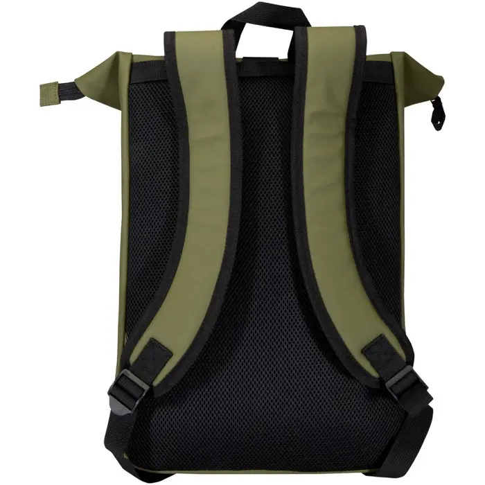Mochila de 15" y 18 L con parte superior enrollable de material reciclado con certificado GRS PU reciclado GRS - Puuv miniatura 3