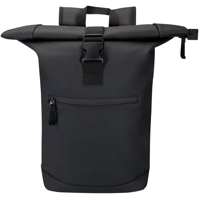 Mochila de 15" y 18 L con parte superior enrollable de material reciclado con certificado GRS PU reciclado GRS - Puuv miniatura 2