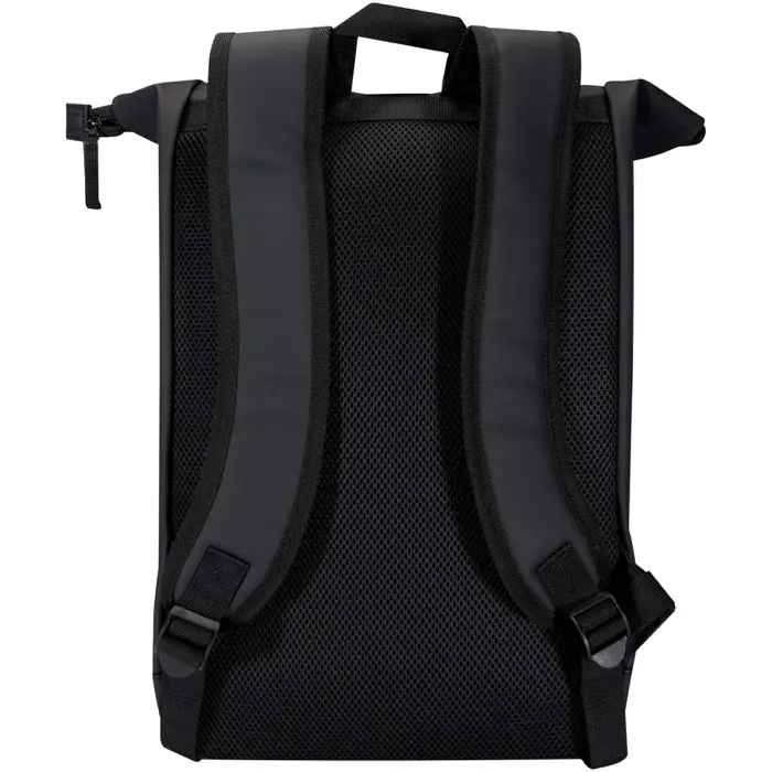 Mochila de 15" y 18 L con parte superior enrollable de material reciclado con certificado GRS PU reciclado GRS - Puuv miniatura 3