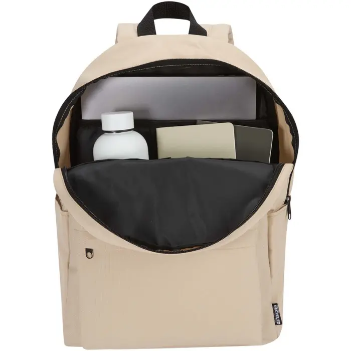 Mochila para portátil urbana de 14" y 16 L de material reciclado con certificado GRS Poliéster reciclado con certificado GRS - Efux miniatura 4