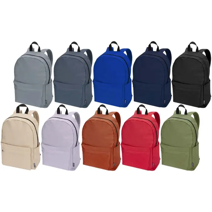 Mochila para portátil urbana de 14" y 16 L de material reciclado con certificado GRS Poliéster reciclado con certificado GRS - Efux miniatura 7