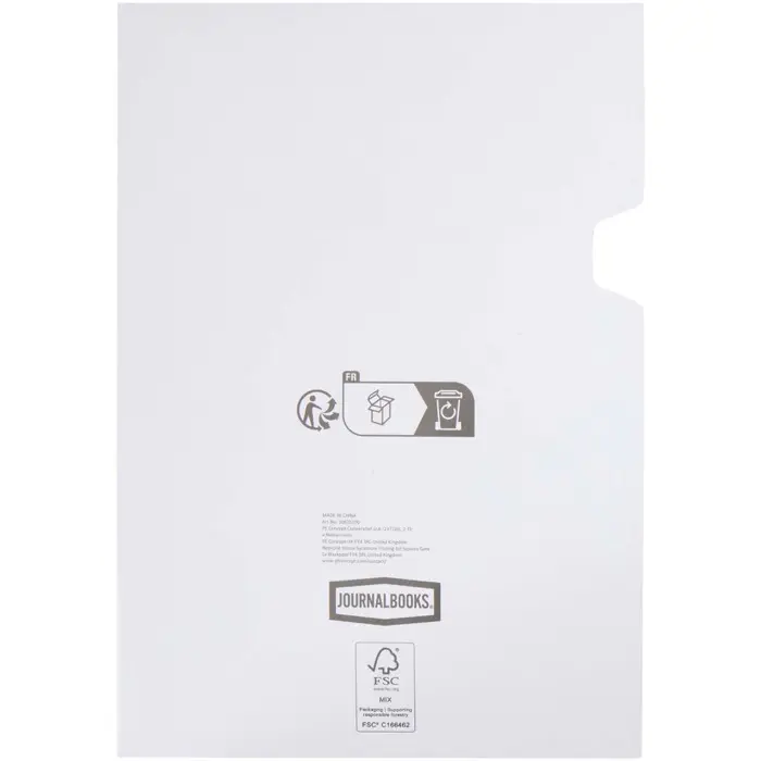 Libreta de tapa dura A5 con formato agenda “Alder” Papel certificado FSC - Updi miniatura 4