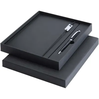 Set de libreta de tapa dura A5 y rollerball Papel certificado FSC - Xofo