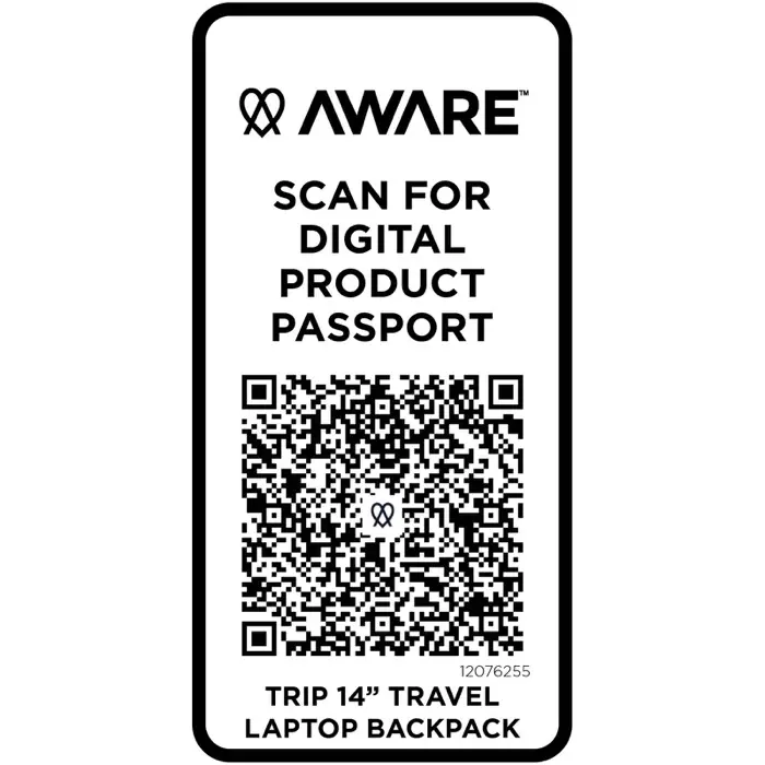 Mochila reciclada de viaje de 9 litros para portátil de 14" Poliéster reciclado - Ozge miniatura 6