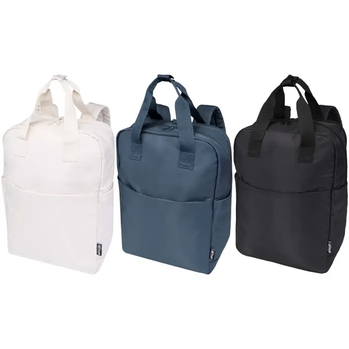 Mochila reciclada de viaje de 9 litros para portátil de 14" Poliéster reciclado - Ozge miniatura 9