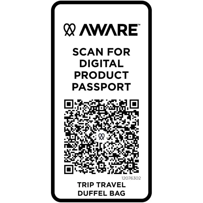 Bolsa de lona reciclada de viaje de 42 litros Poliéster reciclado - Soup miniatura 6