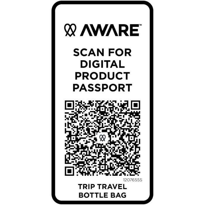 Bolsa para botellas de viaje reciclada de 2 litros Poliéster reciclado - Urel miniatura 6