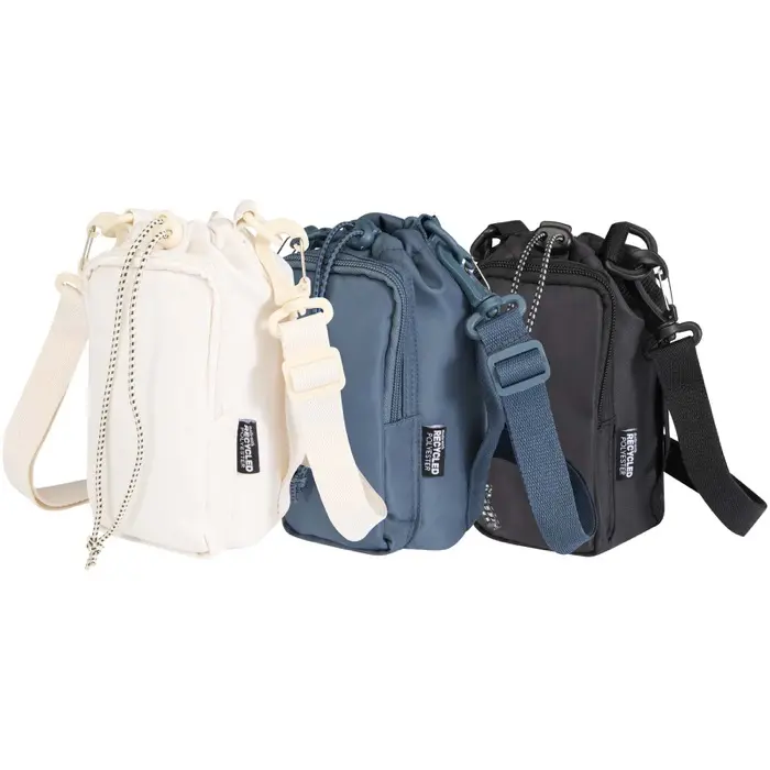 Bolsa para botellas de viaje reciclada de 2 litros Poliéster reciclado - Urel miniatura 8