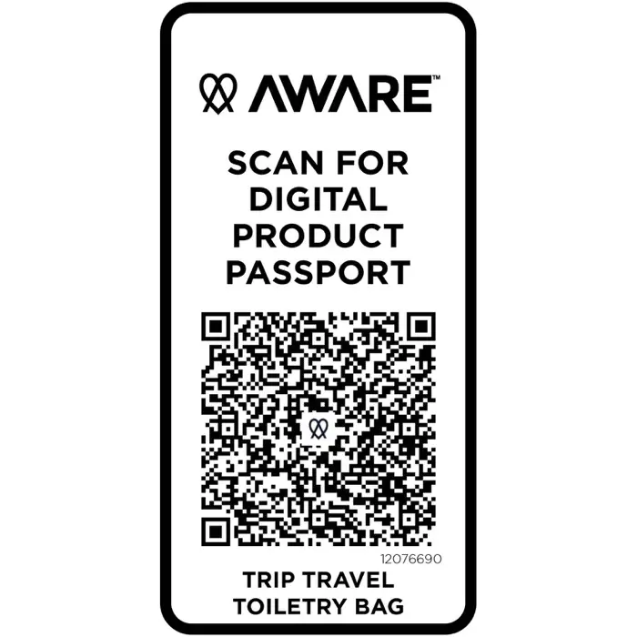 Neceser de viaje reciclado de 6 litros Poliéster reciclado - Yeuk miniatura 4