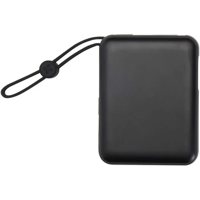 Batería externa para tableta de 10 000 mAh y 35 W con cable tipo C integrado y fabricada con plástico reciclado Plástico ABS reciclado - Veos miniatura 2