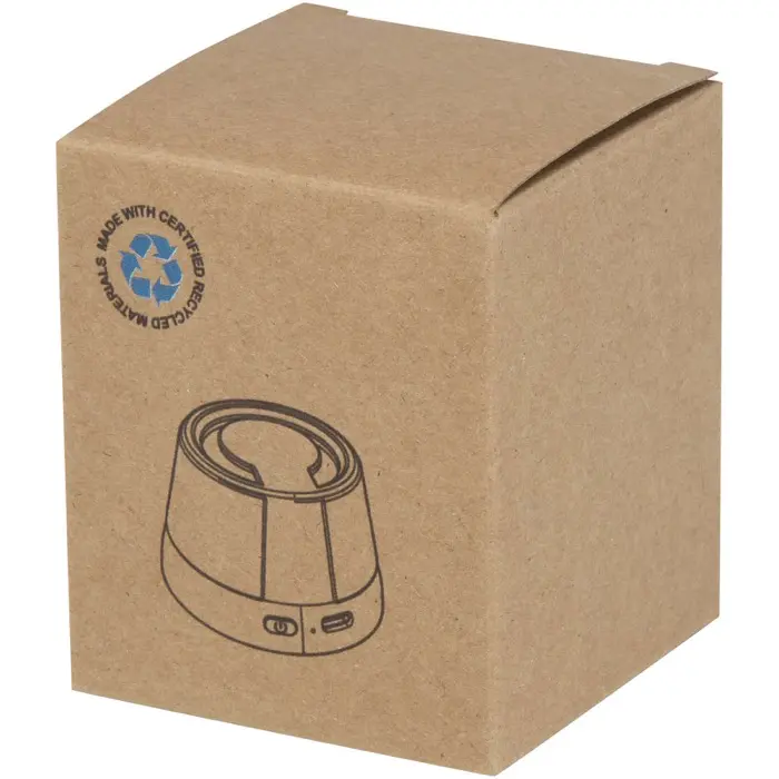 Altavoz inalámbrico magnético de plástico reciclado de 3 W Plástico ABS reciclado, Fieltro RPET - Aska miniatura 4