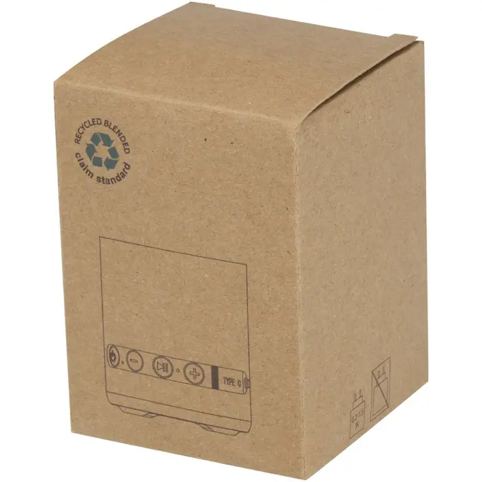 Altavoz inalámbrico de plástico reciclado de 3 W Plástico ABS reciclado - Jiex miniatura 4