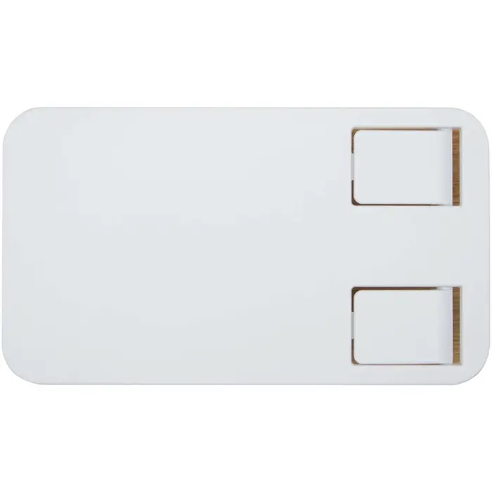 Soporte para teléfono de sobremesa plegable de plástico reciclado con detalles de bambú Madera de bambú, Plástico ABS reciclado - Huis miniatura 2