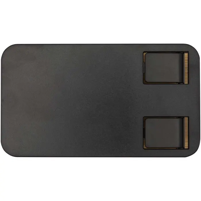 Soporte para teléfono de sobremesa plegable de plástico reciclado con detalles de bambú Madera de bambú, Plástico ABS reciclado - Huis miniatura 2