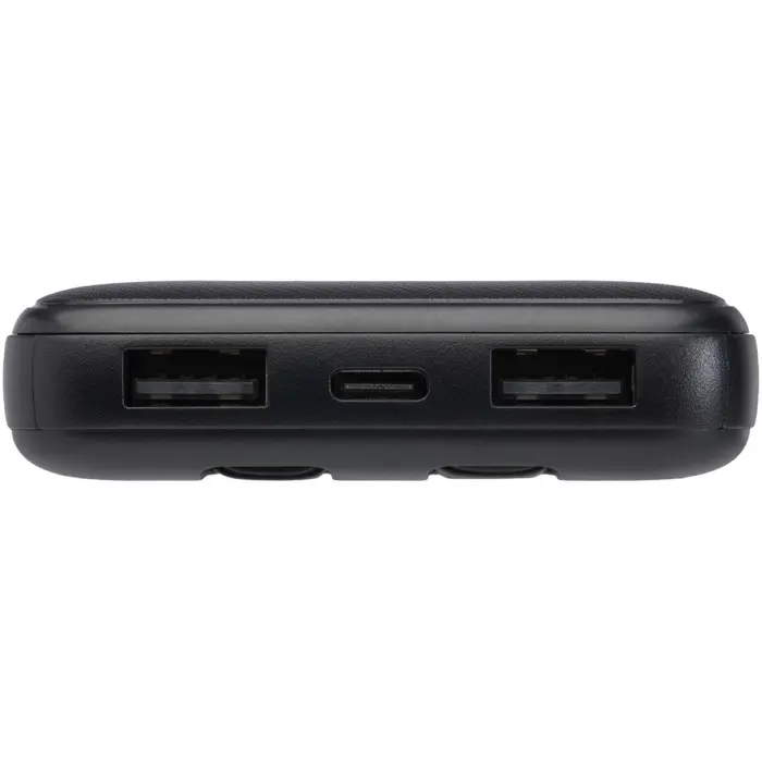 Batería externa de plástico reciclado de 10 000 mAh y 10 W con 2 cables integrados Plástico ABS reciclado - Guiz miniatura 7