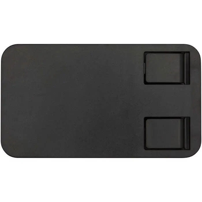 Soporte para teléfono plegable de plástico reciclado con soporte metálico para escritorio Plástico ABS, Hierro - Abap miniatura 2