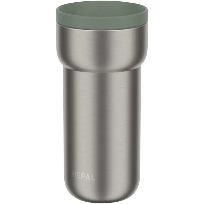 Taza con aislamiento de acero inoxidable de 375 ml Acero inoxidable, Plástico PP, Plástico de silicona - Umcu miniatura 1