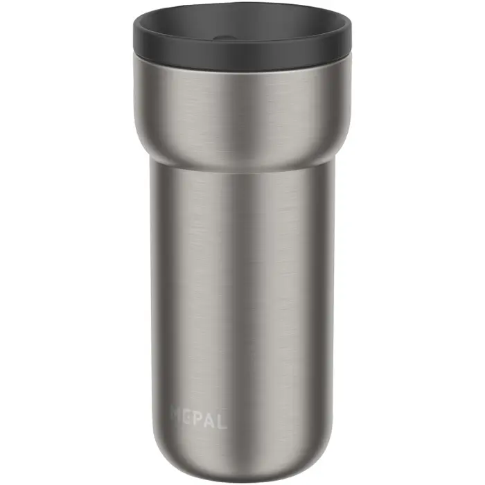 Taza con aislamiento de acero inoxidable de 375 ml Acero inoxidable, Plástico PP, Plástico de silicona - Umcu miniatura 1