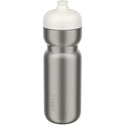 Bidón deportivo de 800 ml de acero inoxidable Acero inoxidable, Plástico PP, Plástico de silicona - Ques