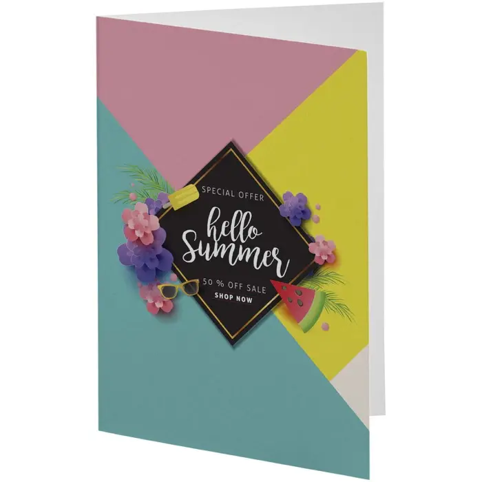 Tarjeta de felicitación A6 Cartón certificado FSC - Iguc miniatura 1