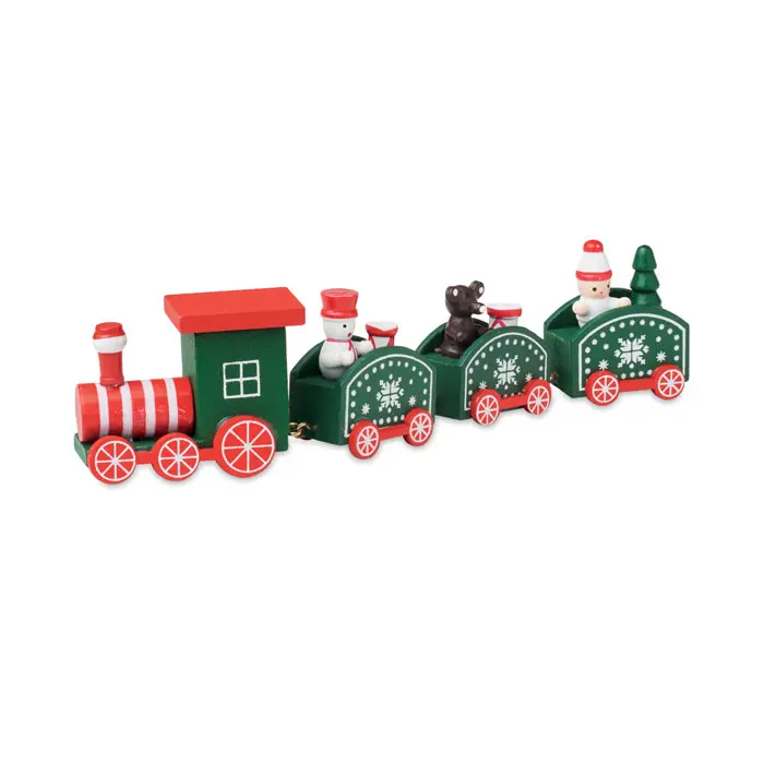 Tren de Navidad de madera MDF - Zaye miniatura 1
