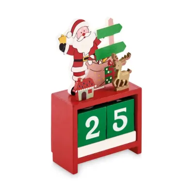 Calendario navideño MDF - Tuik