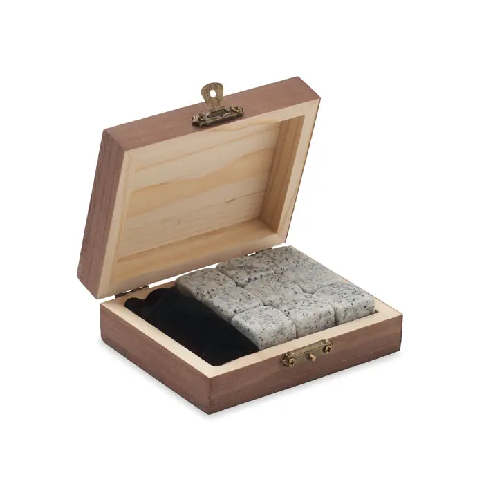 Caja de 9 piedras enfriadoras Madera - Daol miniatura 1