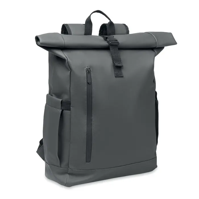 Mochila rolltop p/ laptop 600D RPET - Yuac miniatura 1