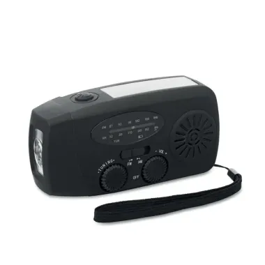 Radio portátil linterna LED ABS - Kaka