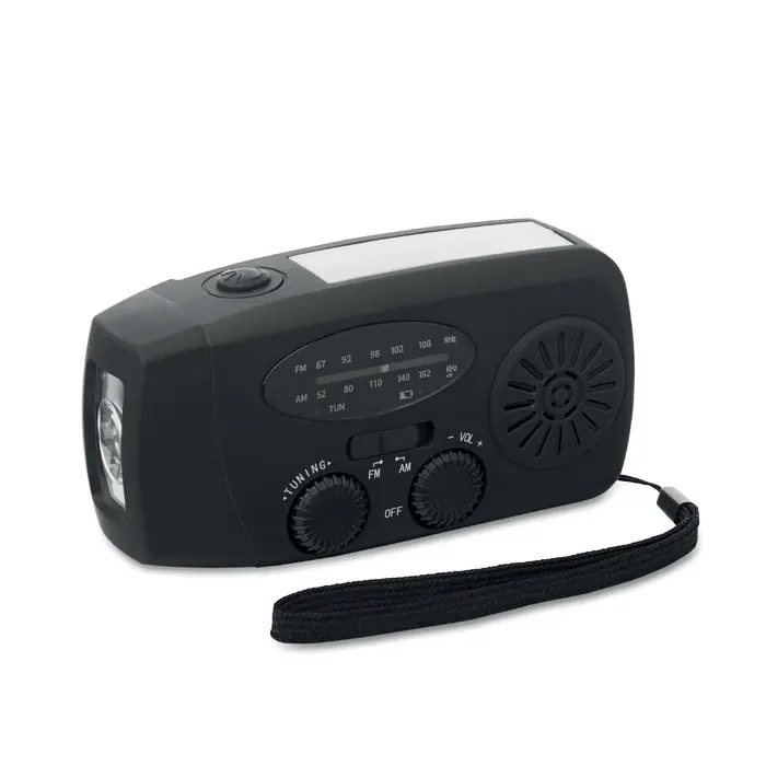 Radio portátil linterna LED ABS - Kaka miniatura 1