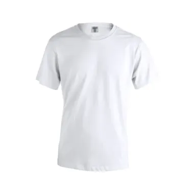 Camiseta Adulto Blanca "keya" 100% Algodón Ring Spun, Single Jersey 130 g/ m2 - Zudi