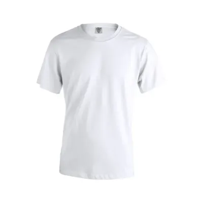 Camiseta Adulto Blanca "keya" 100% Algodón Grueso Ring Spun, Single Jersey 180 g/ m2 - Xeme