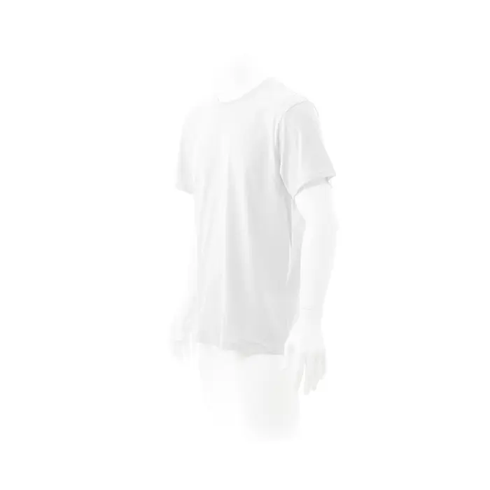 Camiseta Adulto Blanca "keya" 100% Algodón Grueso Ring Spun, Single Jersey 180 g/ m2 - Xeme miniatura 3