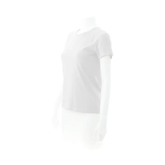 Camiseta Mujer Blanca "keya" 100% Algodón Ring Spun, Single Jersey 180 g/ m2 - Qeki miniatura 3