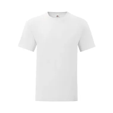 Camiseta Adulto Blanca 100% Algodón Peinado Ring Spun 140 g/ m2 - Qomu