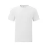 Camiseta Adulto Blanca 100% Algodón Peinado Ring Spun 140 g/ m2 - Qomu
