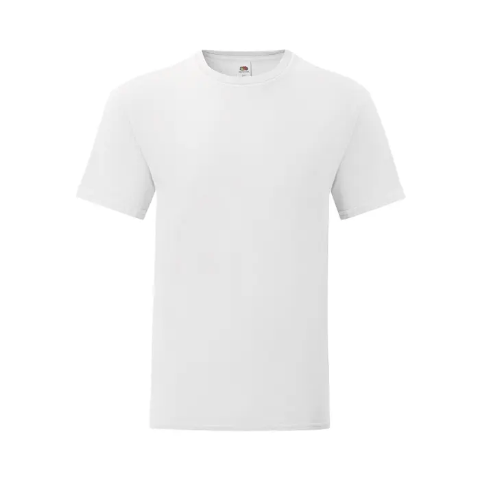 Camiseta Adulto Blanca 100% Algodón Peinado Ring Spun 140 g/ m2 - Qomu miniatura 1