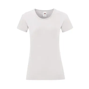 Camiseta Mujer Blanca 100% Algodón Peinado Ring Spun 140 g/ m2 - Kupu