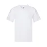 Camiseta Adulto Blanca 100% Algodón Peinado Ring Spun 140 g/ m2 - Puvi