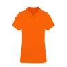 Polo Mujer Color 100% Algodón Ring Spun, Pique 220 g/ m2 - Cixe
