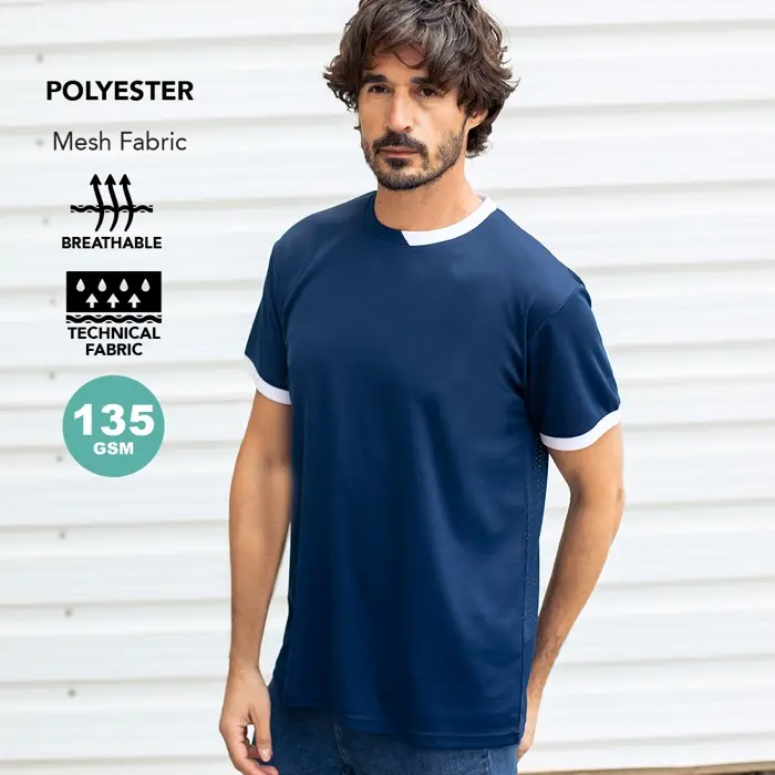 Camiseta Adulto 100% Poliéster 135 g/ m2 - Jife miniatura 2