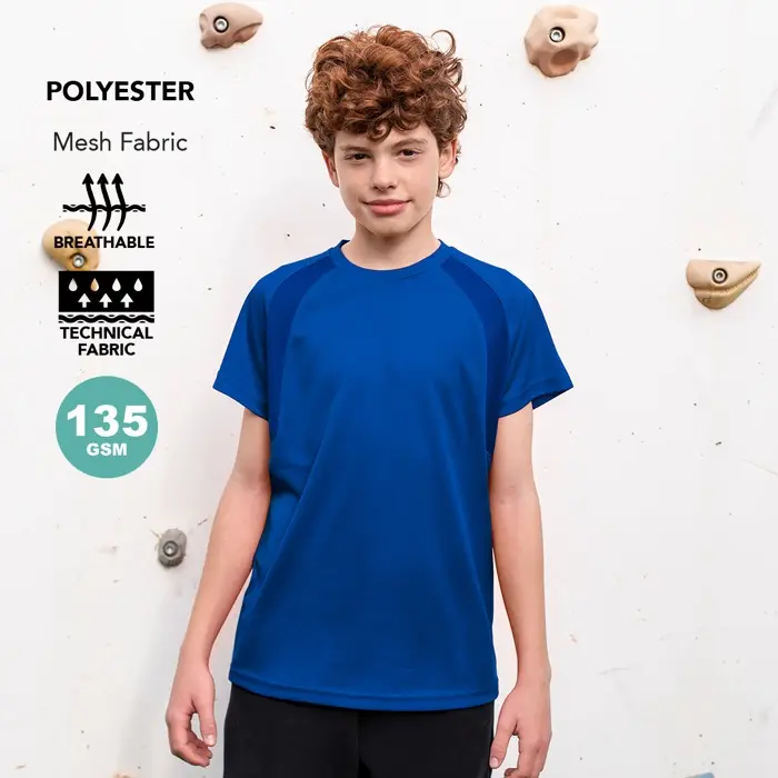 Camiseta Niño 100% Poliéster 135 g/ m2 - Fujo miniatura 2