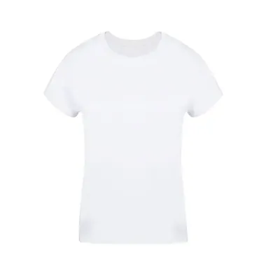 Camiseta Mujer Blanca 100% Algodón Ring Spun, Single Jersey 160 g/ m2 - Ceko