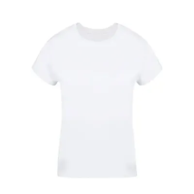 Camiseta Mujer Blanca 100% Algodón Ring Spun, Single Jersey 160 g/ m2 - Ceko