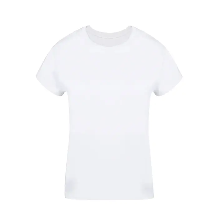 Camiseta Mujer Blanca 100% Algodón Ring Spun, Single Jersey 160 g/ m2 - Ceko miniatura 1